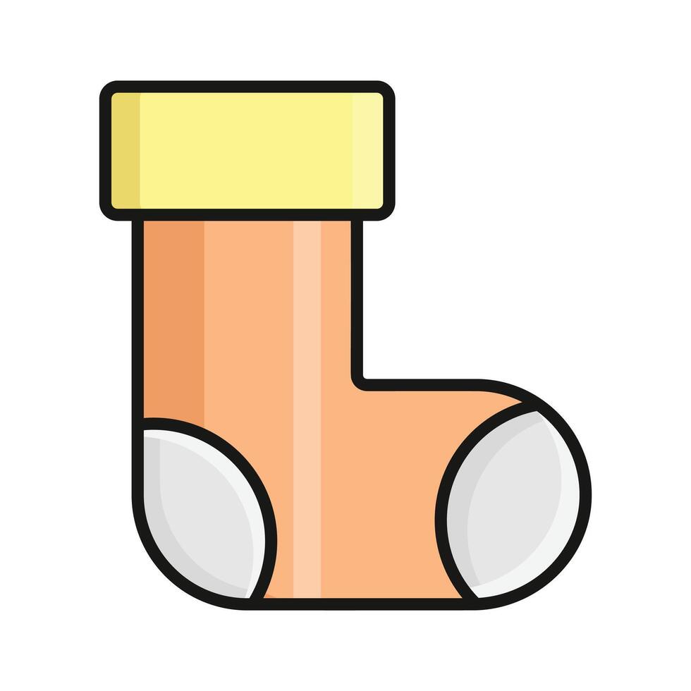 Well designed icon of christmas socks vector