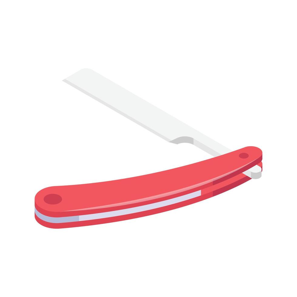 Get this amazing icon of razor in modern design style. vector