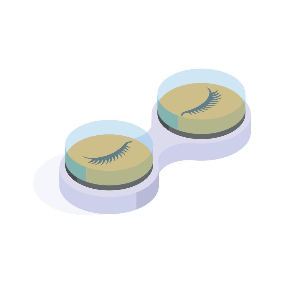 Creatively designed icon of eyelashes in modern design style. vector