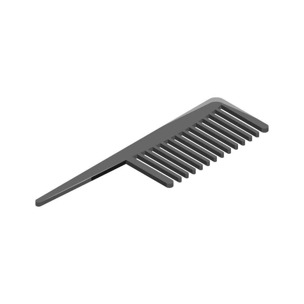 Get this amazing icon of black comb in modern design style. vector