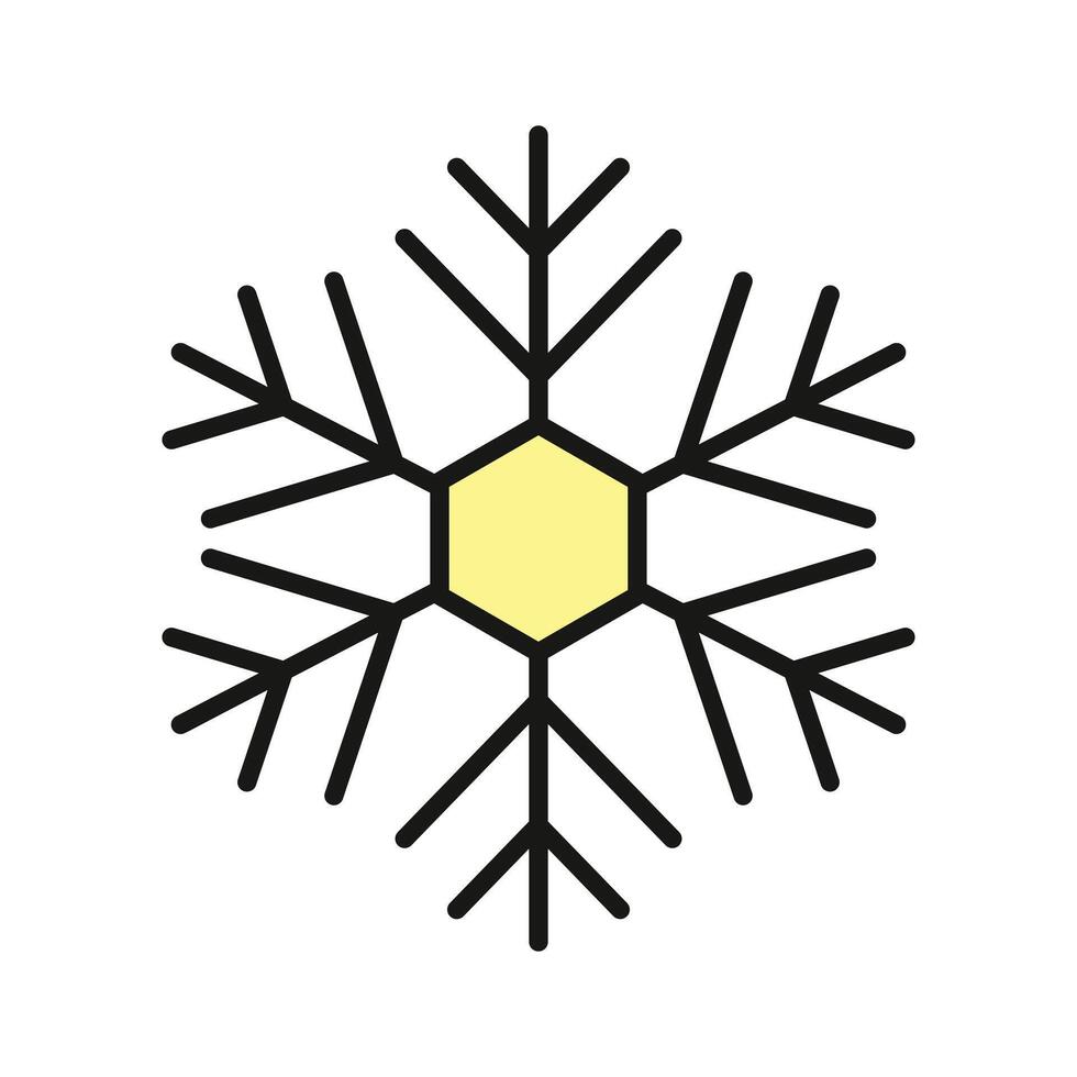 Take a look at this amazing icon of snowflake in modern style vector