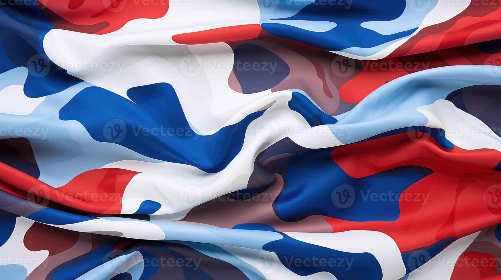 vibrant red white blue camo photo