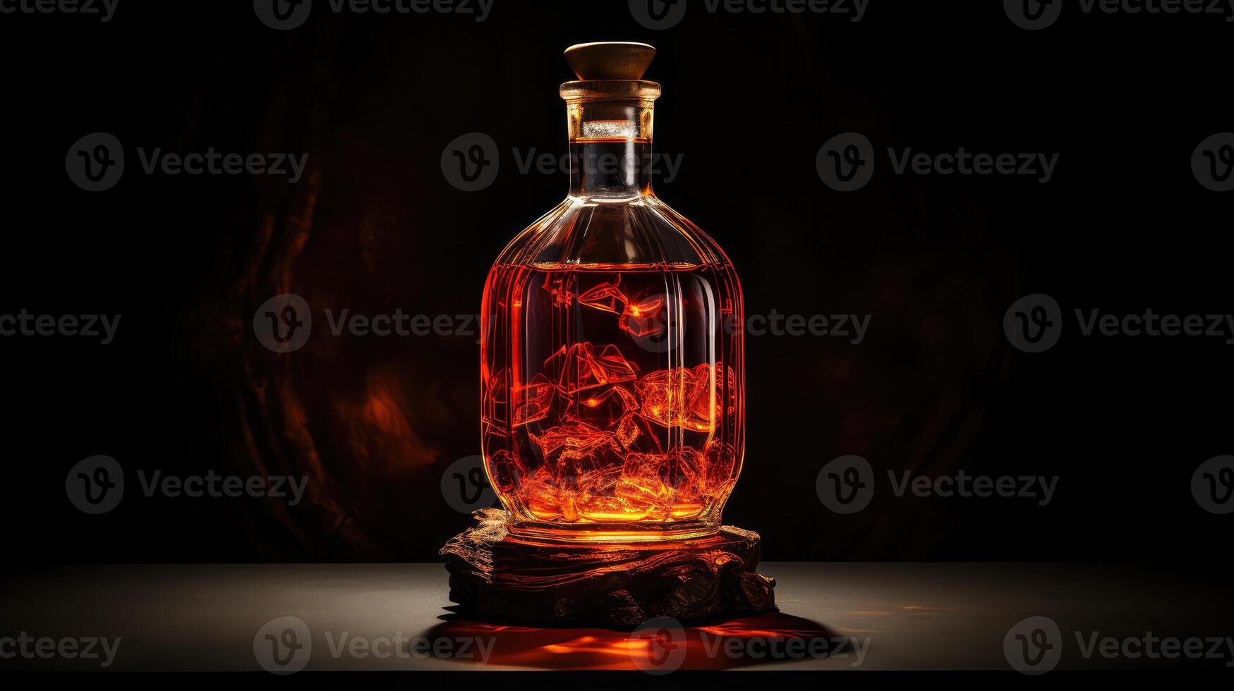 warm brown bottle photo