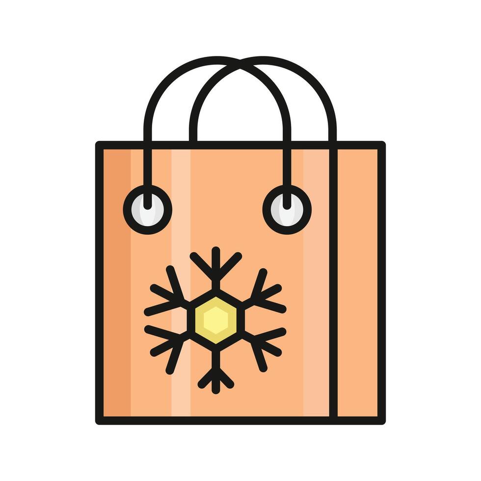 Trendy flat design of christmas shopping in editable style, premium icon vector