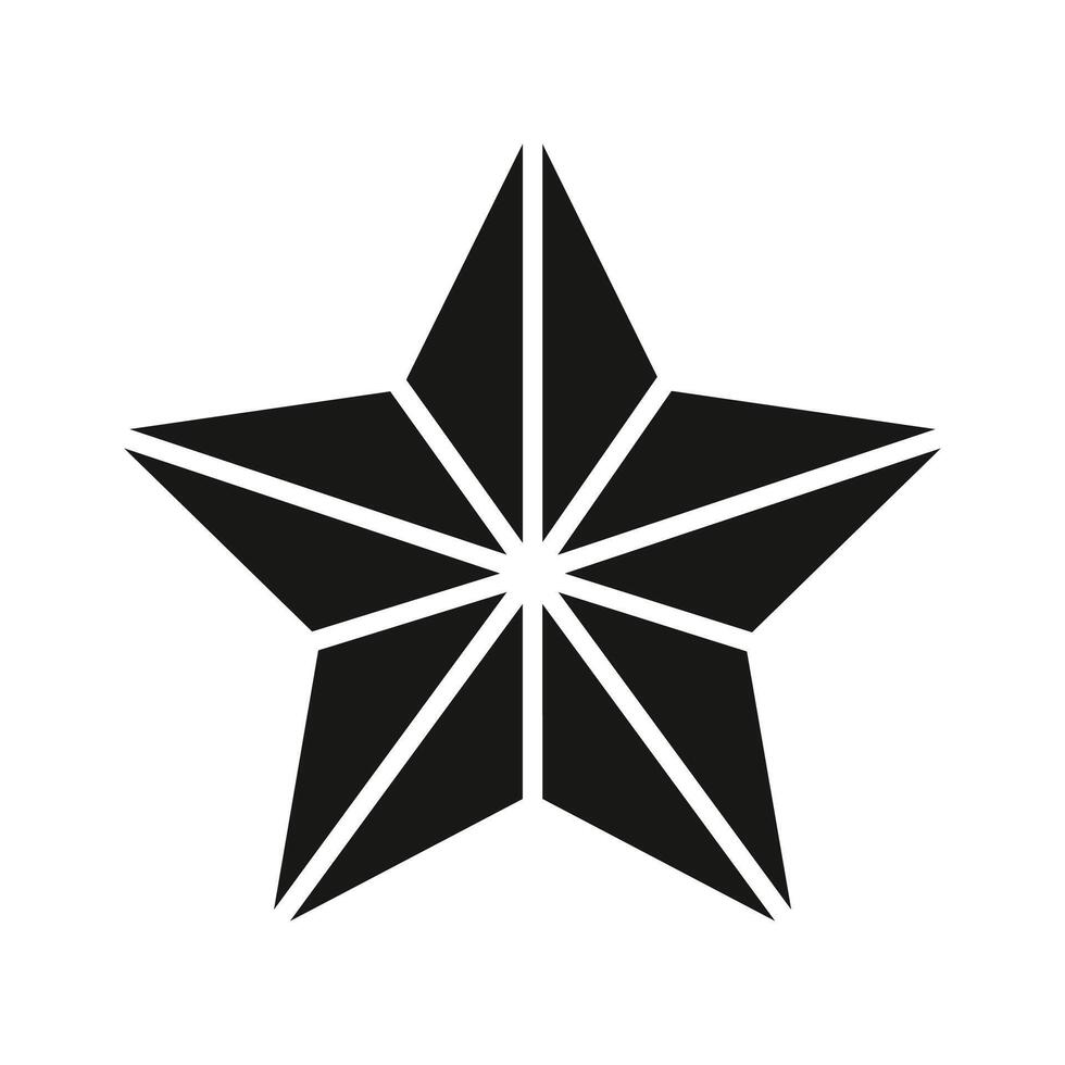 icon of christmas decorative light, star icon, editable , vector