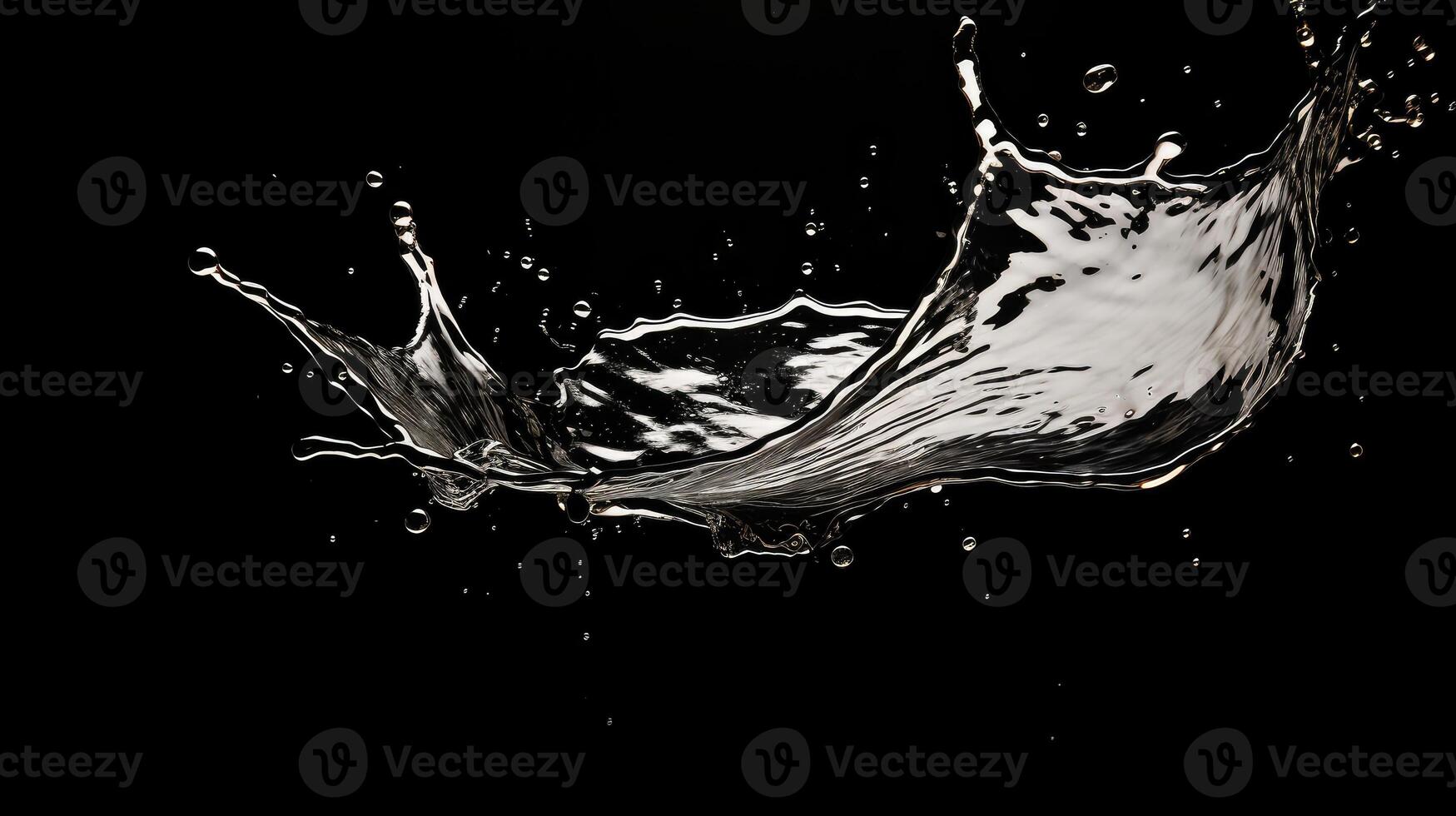 ripple black background water photo