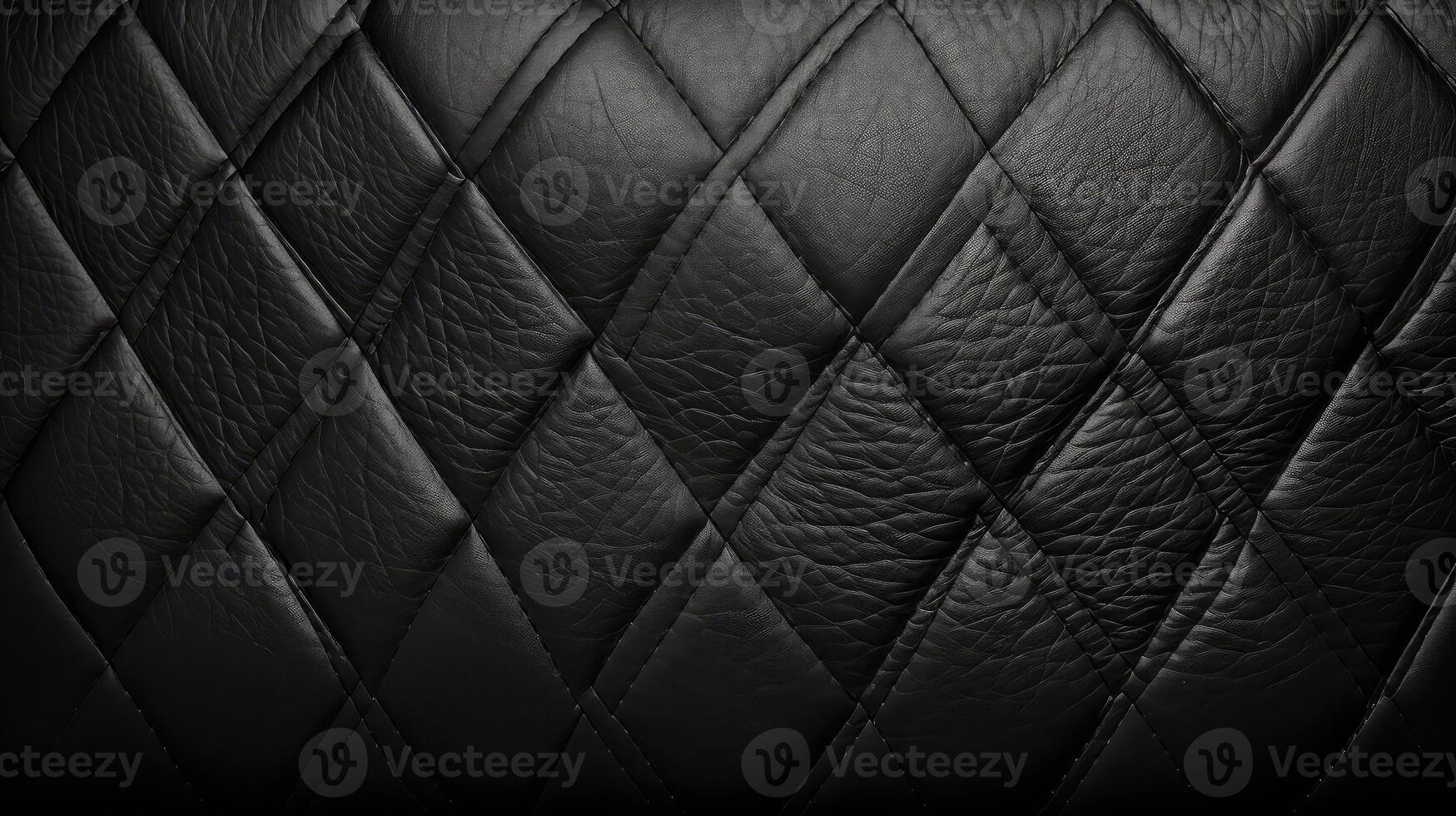 smooth black leather seamless photo