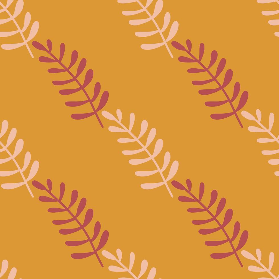 Vibrant seamless pattern featuring leaves and florals vector