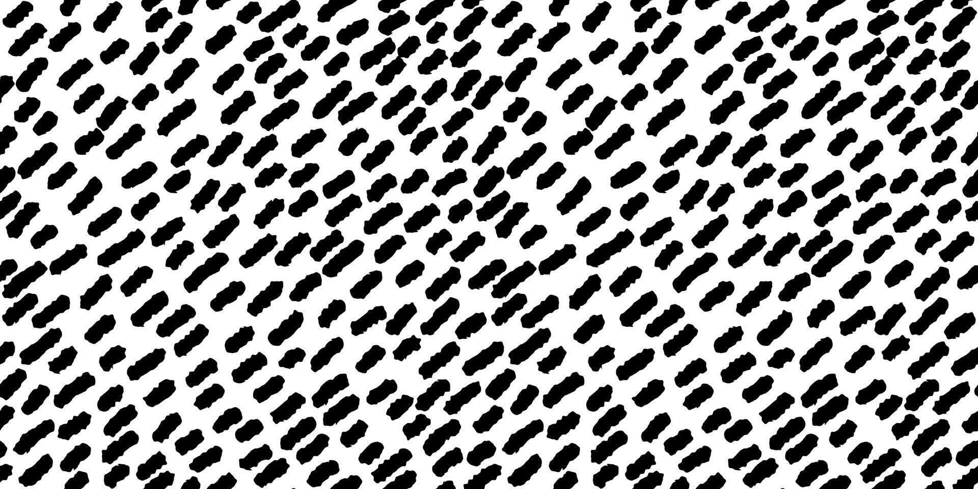 Abstract Black and White Seamless Pattern with Dotted Texture for Modern Design and Minimalist Background vector