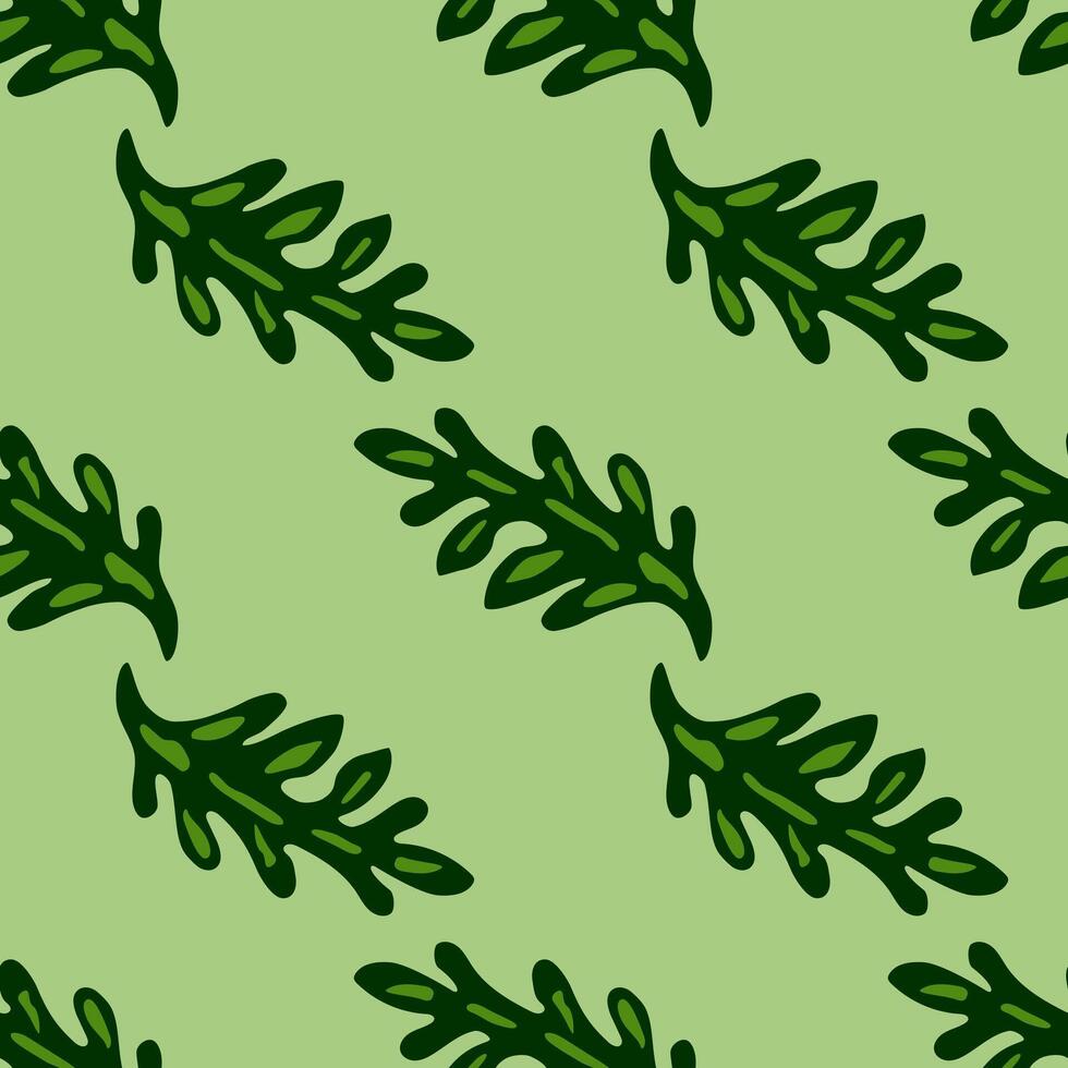 Botanical seamless backdrop featuring foliage vector
