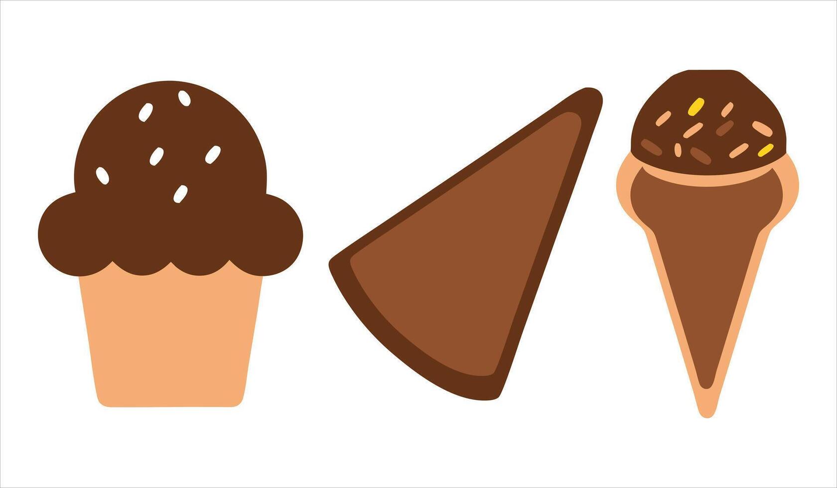 Ice Cream Fantasy Dreamy and Fun Dessert Clipart vector