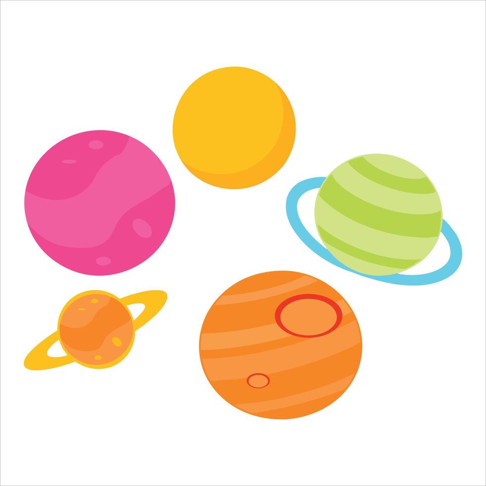 Galactic Adventures Unique Spaceships Clipart For Your Projects vector
