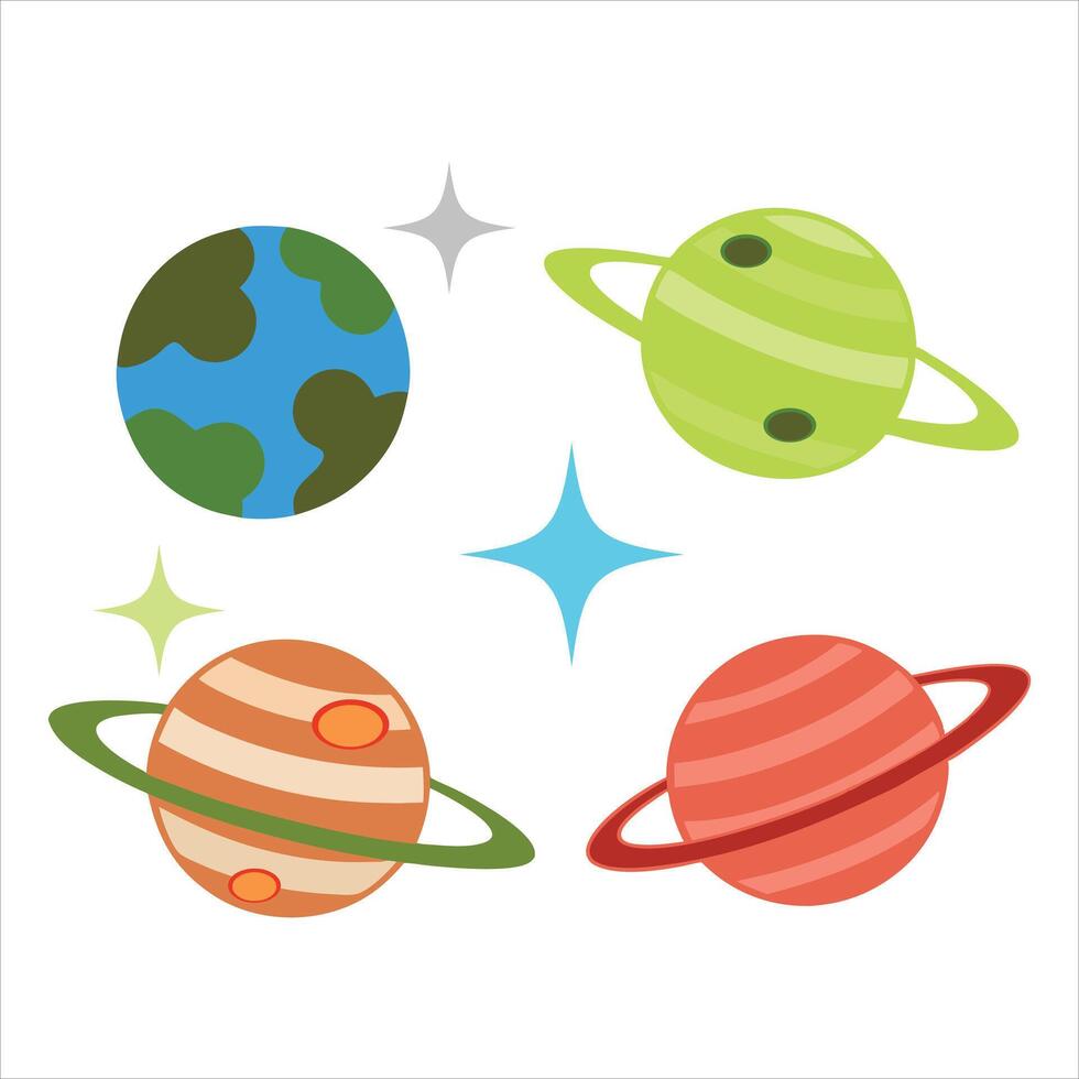 Deep Space Travel Stunning Spaceship Illustrations vector