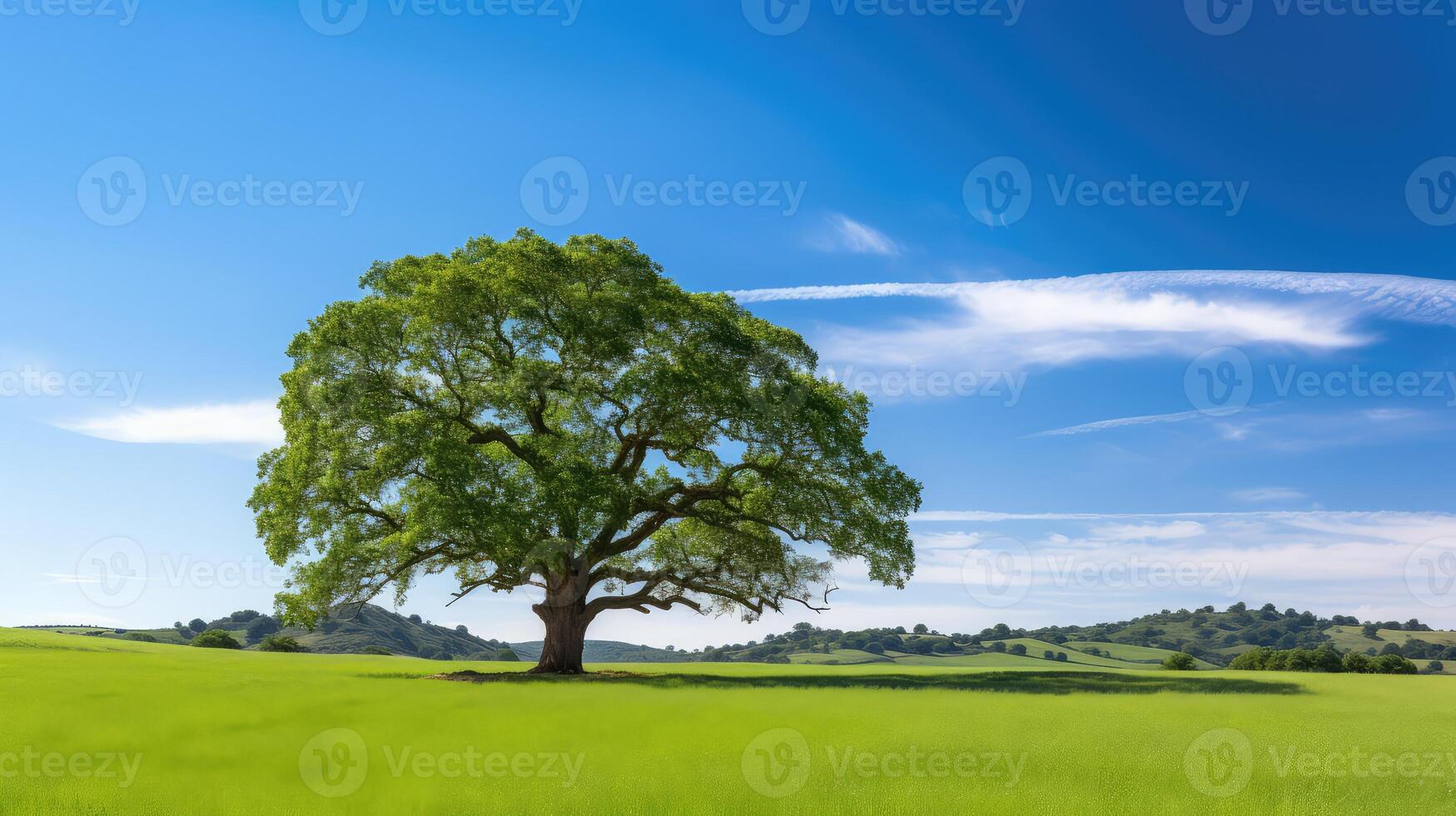 branches isolated oak tree photo