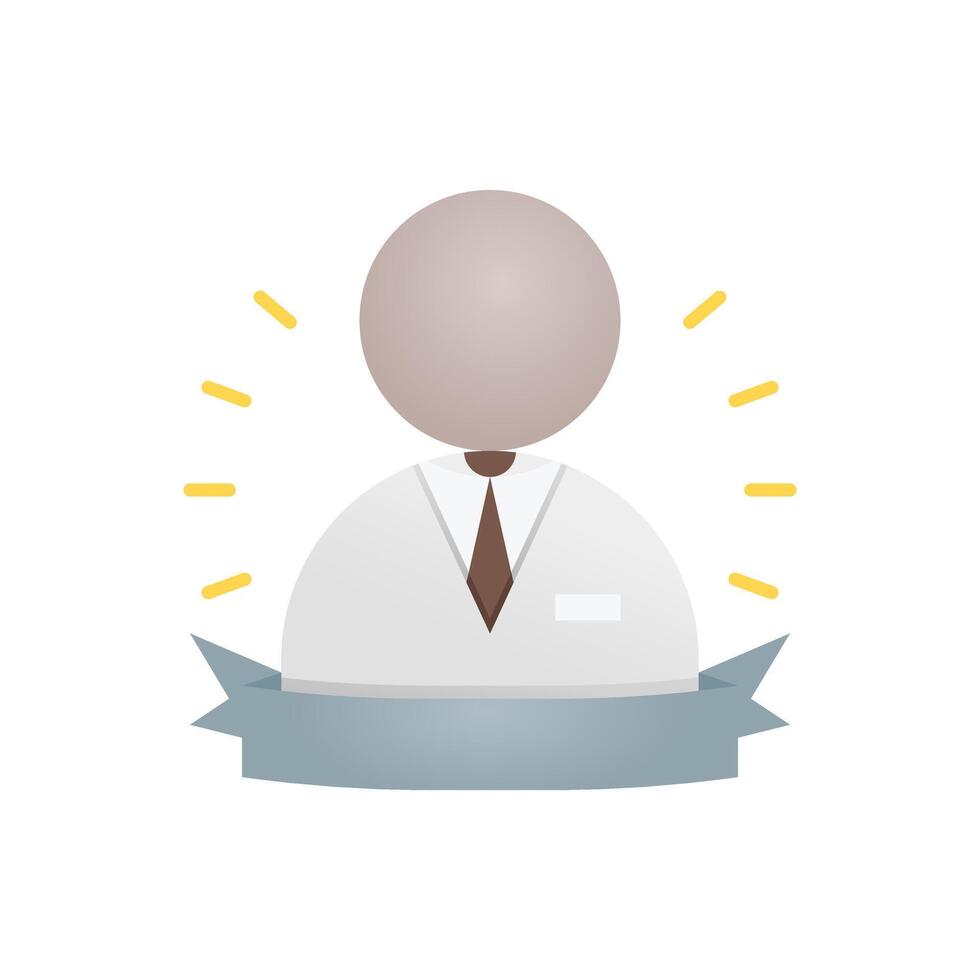 simple manager icon vector