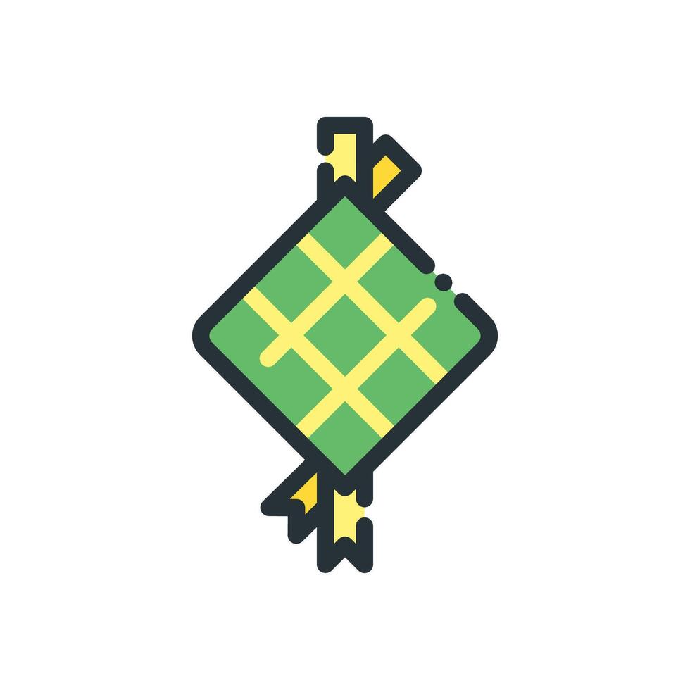 Eid al-Fitr, Eid al-Adha and the holy month of Ramadan icon, diamond icon. vector
