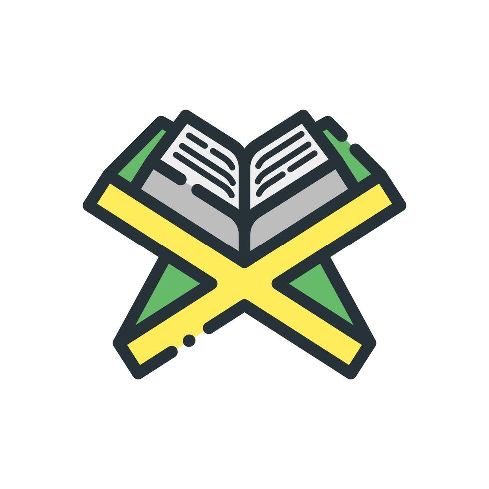 simple quran icon vector