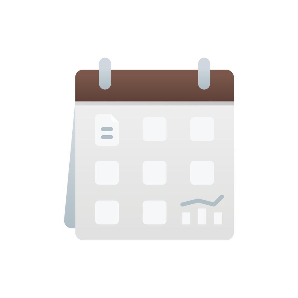 simple schedule icon vector