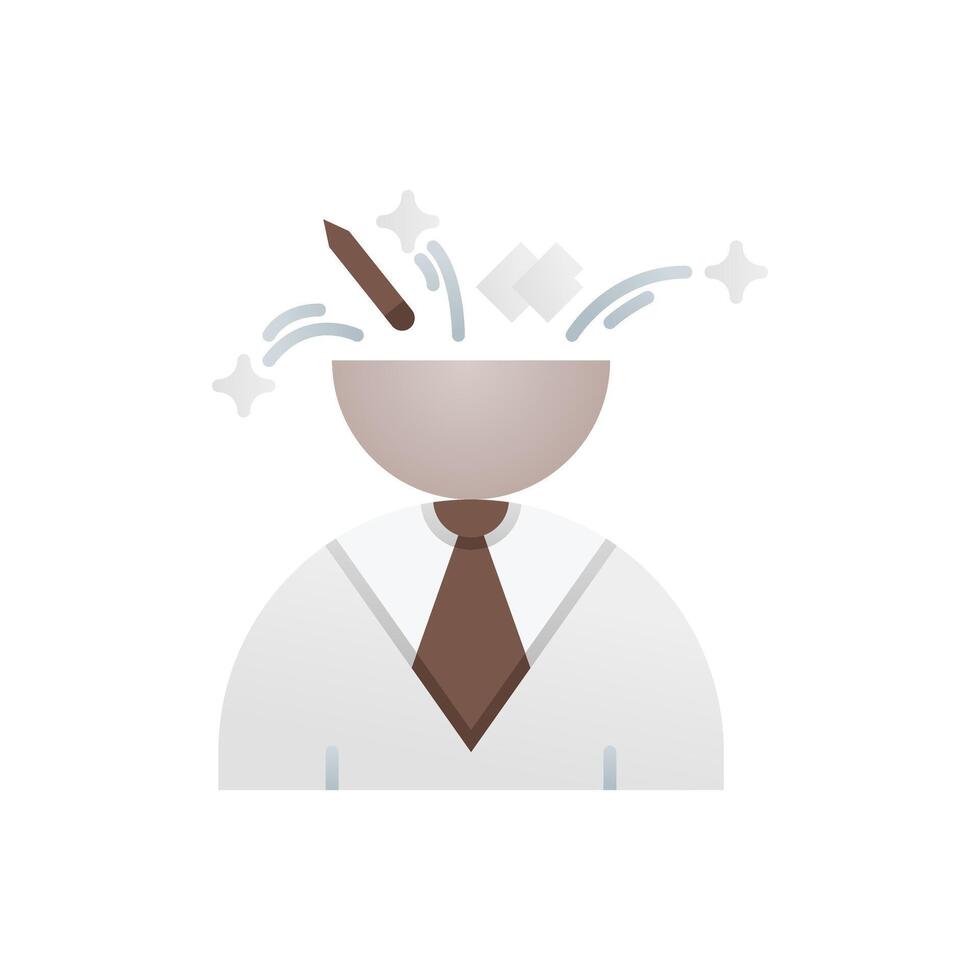 simple creativity icon vector