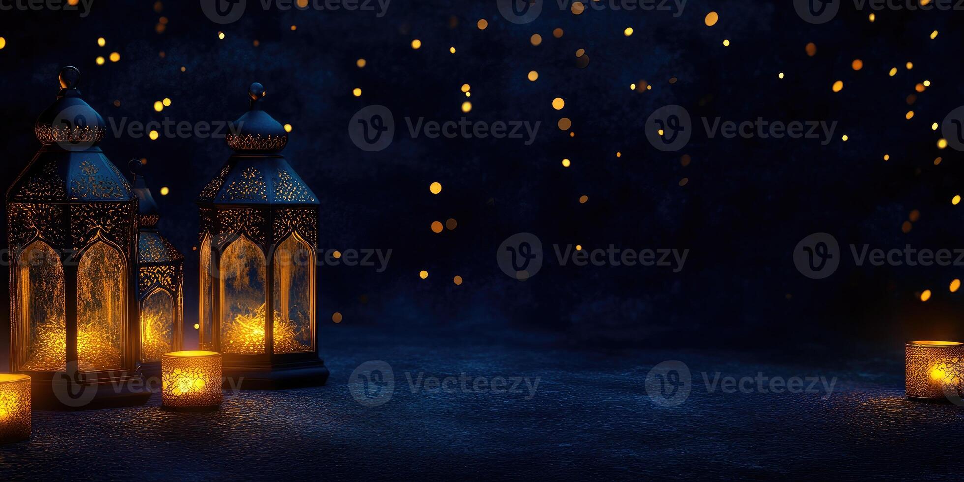 Elegant lantern scene with soft gradient for cozy and serene atmosphere photo