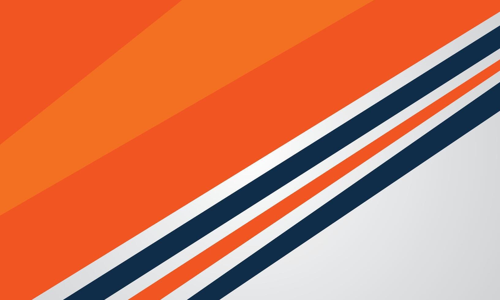 Abstract background of orange color with dark blue lines vector