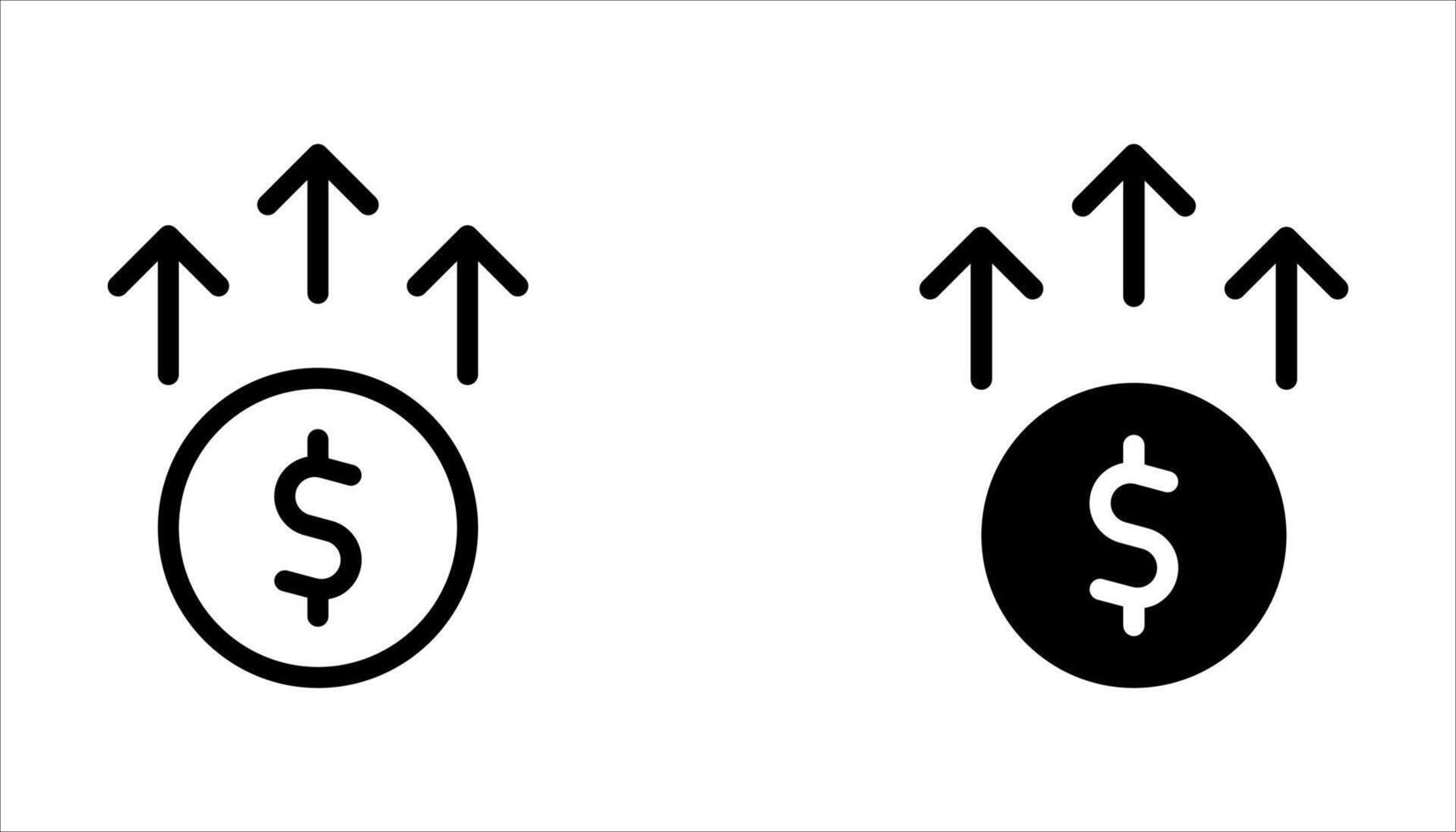 top up icon set, vector