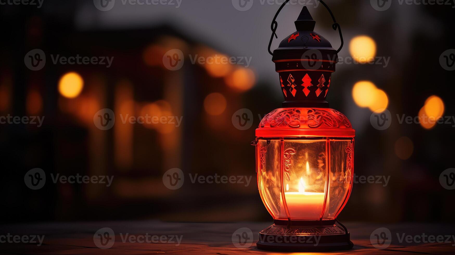evening red flames photo