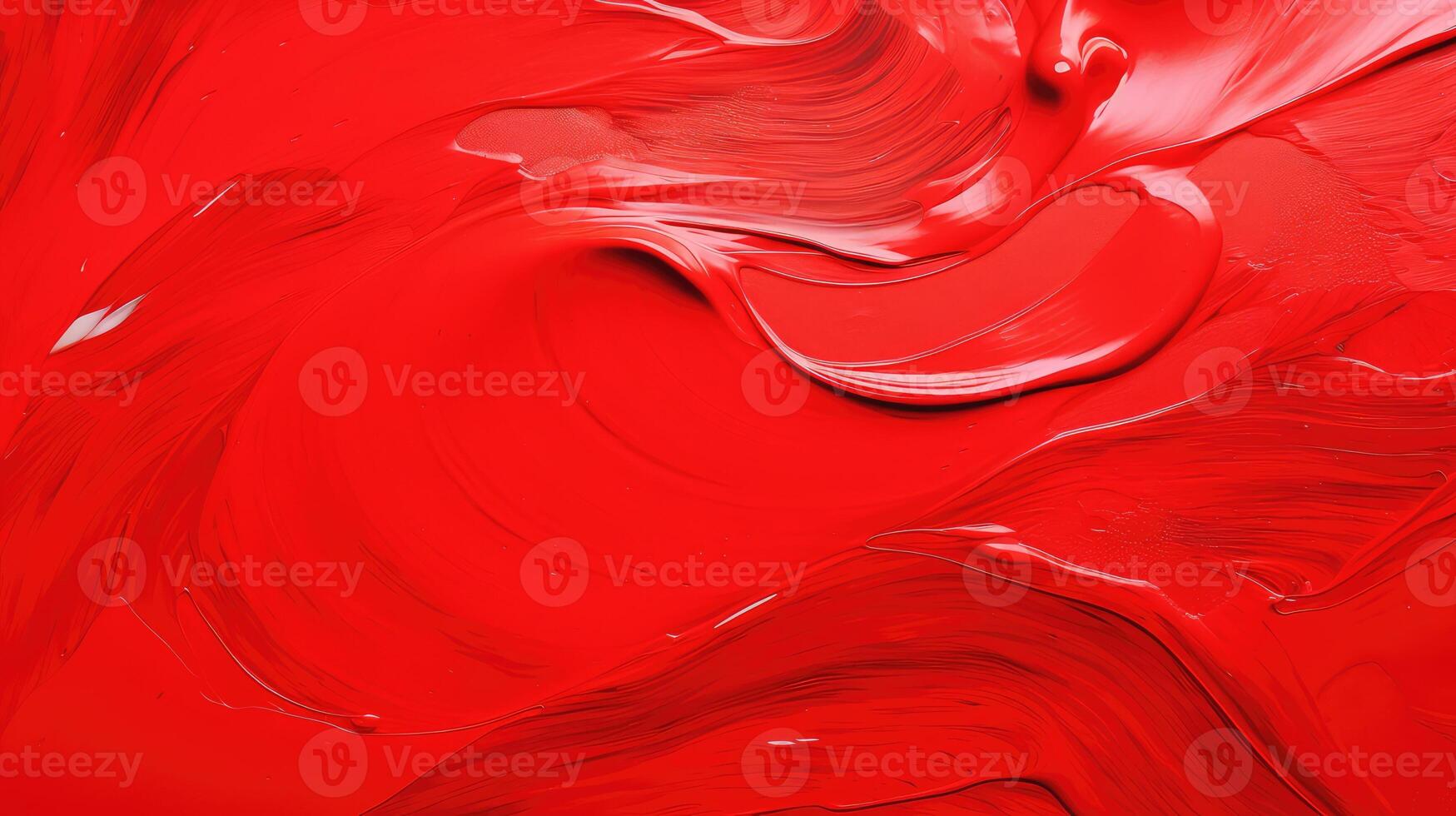 bold red paint strokes photo