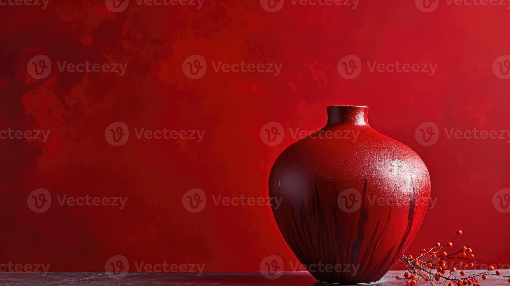 vase red paint texture photo