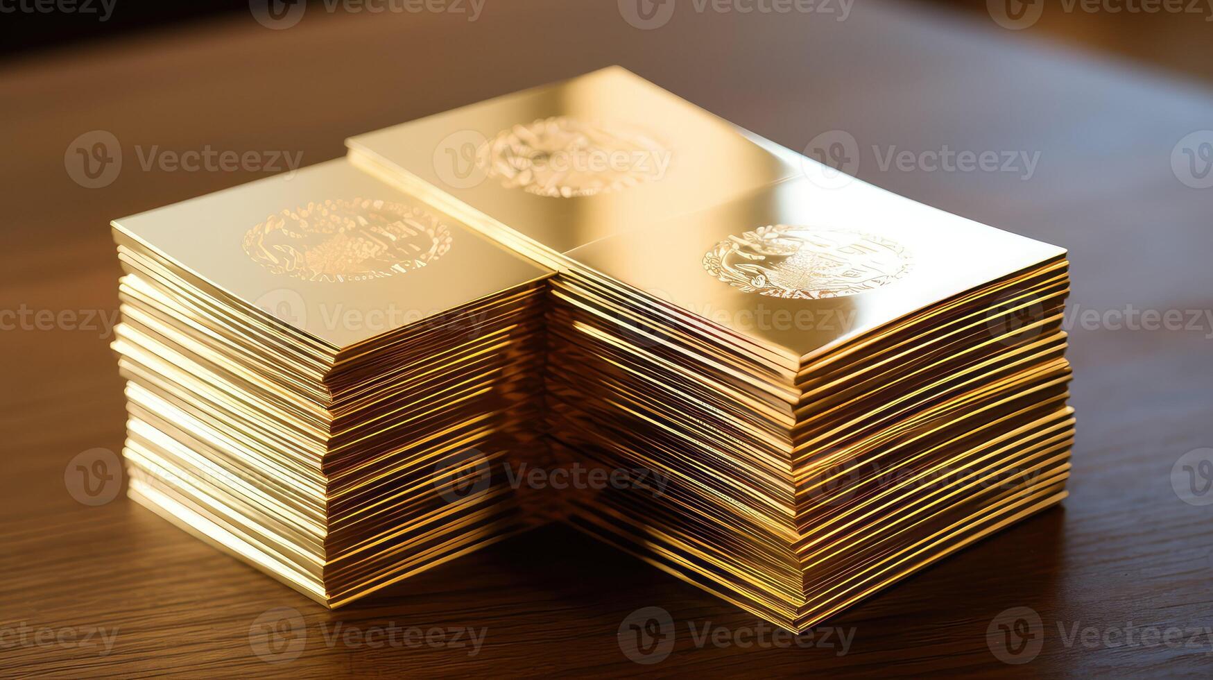 business gold hot foil photo