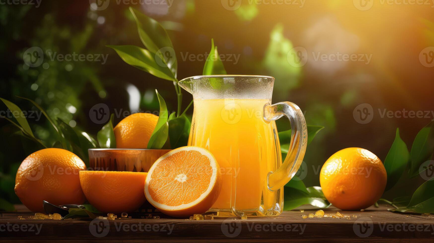 glass fresh squeezed orange juice photo