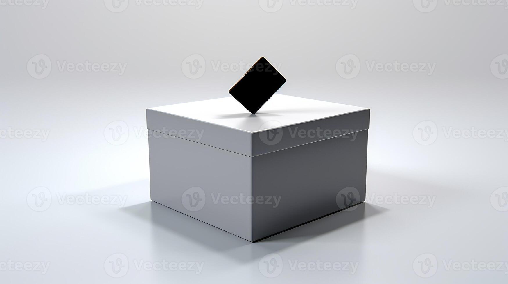 approval check mark with box photo