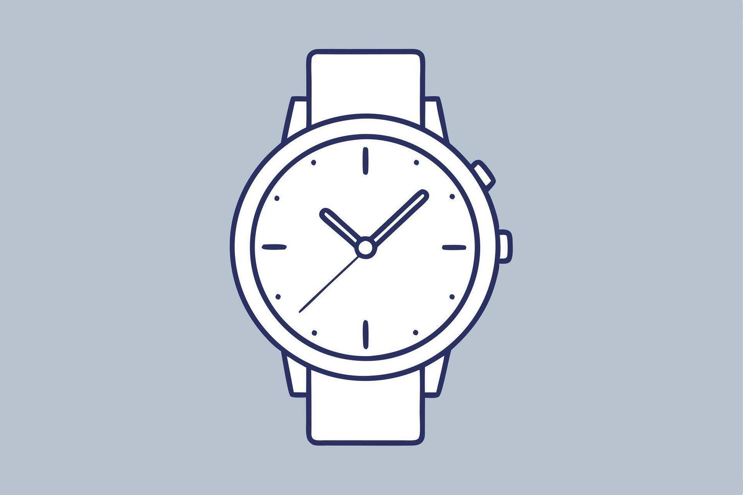 Wristwatch graphic design for stock vector