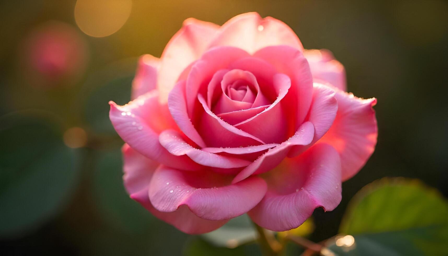 pink rose is shown in the sunlight photo
