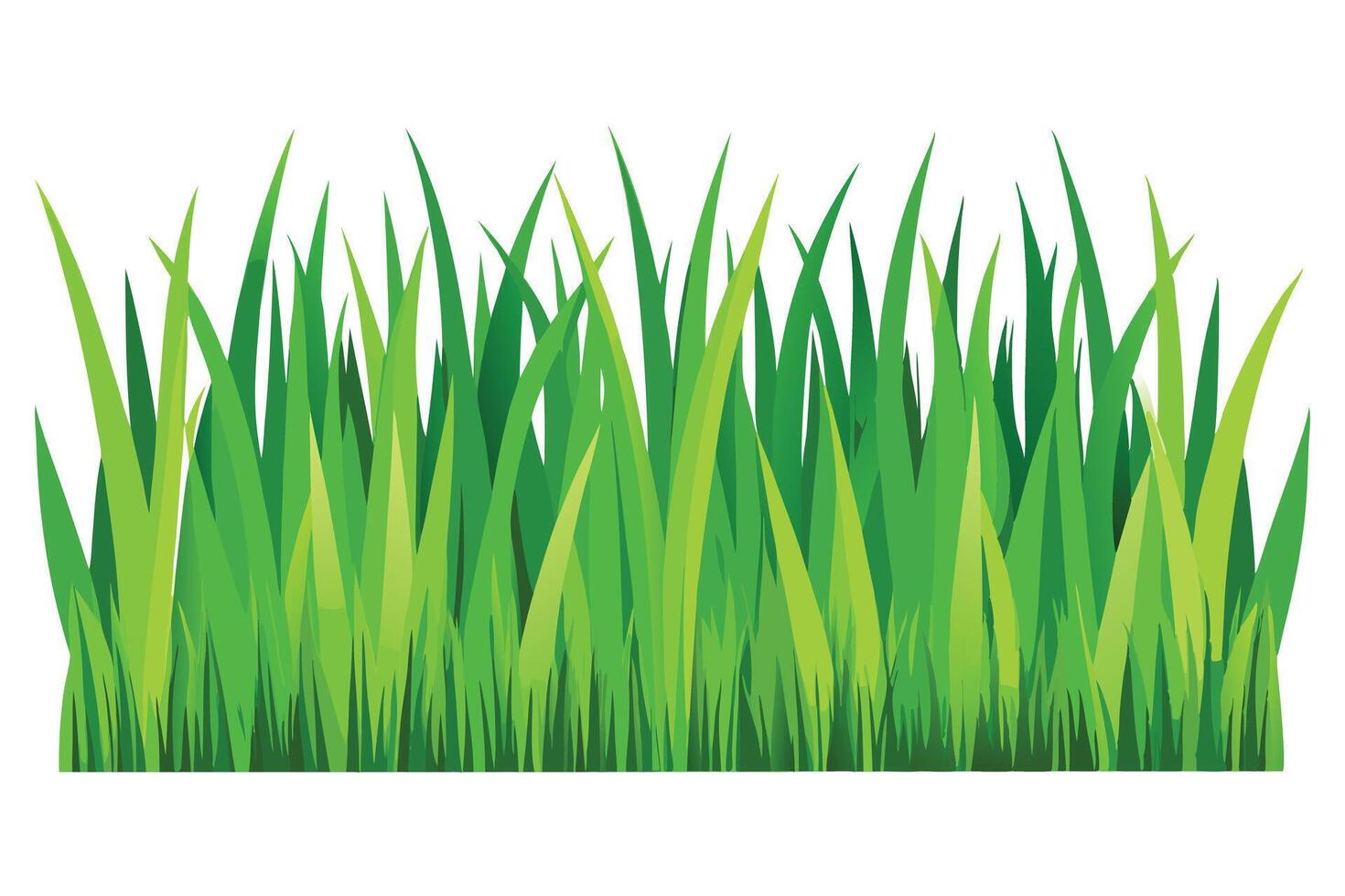 Vibrant green grass illustration perfect for backgrounds. vector
