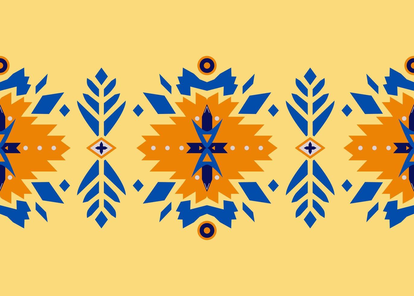 geometric ethnic pattern native tribal fabric, tile and carpet, illustration design vector