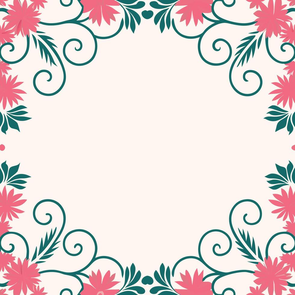 Cute daisy flower blooming nature-inspired pattern vector