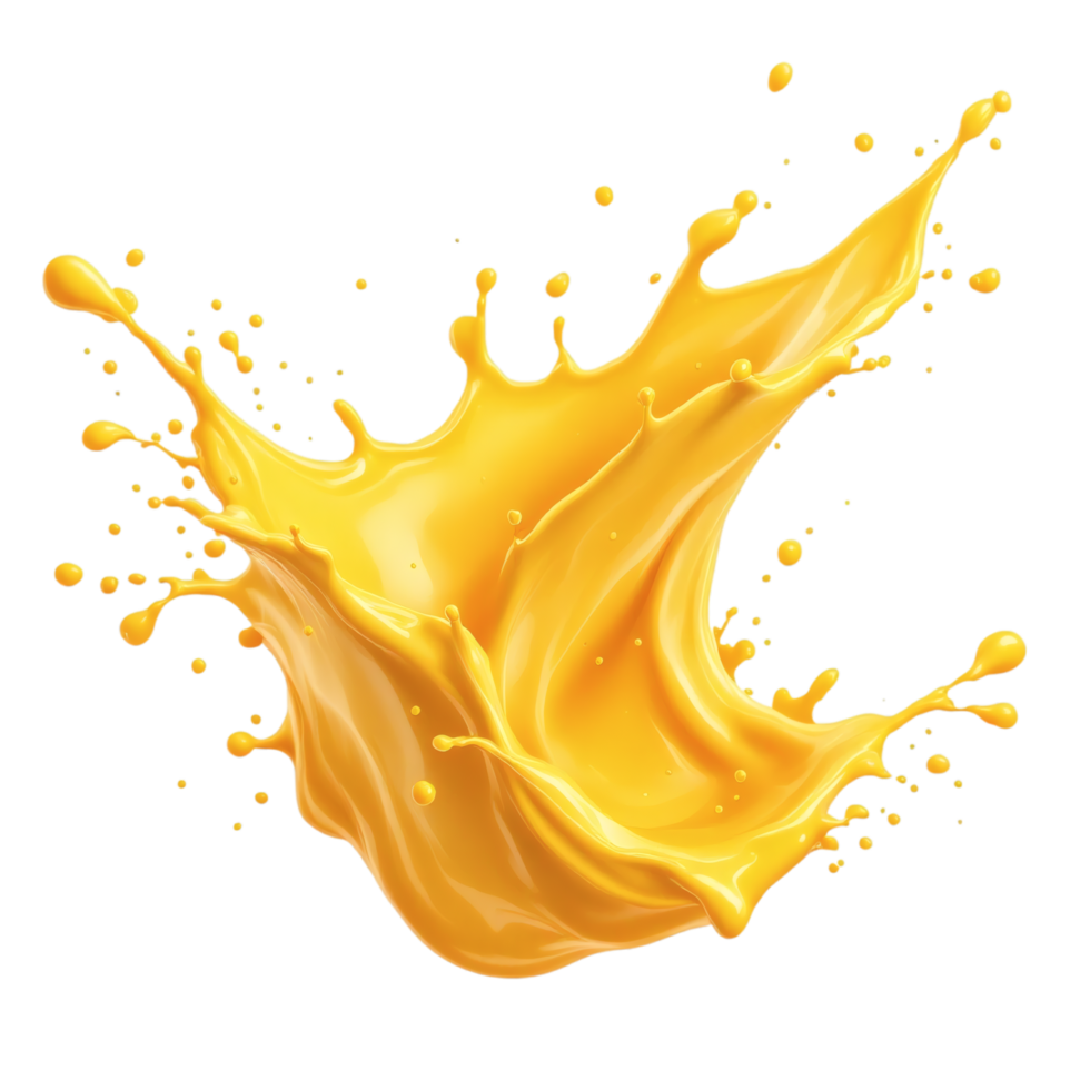 Orange juice splash png