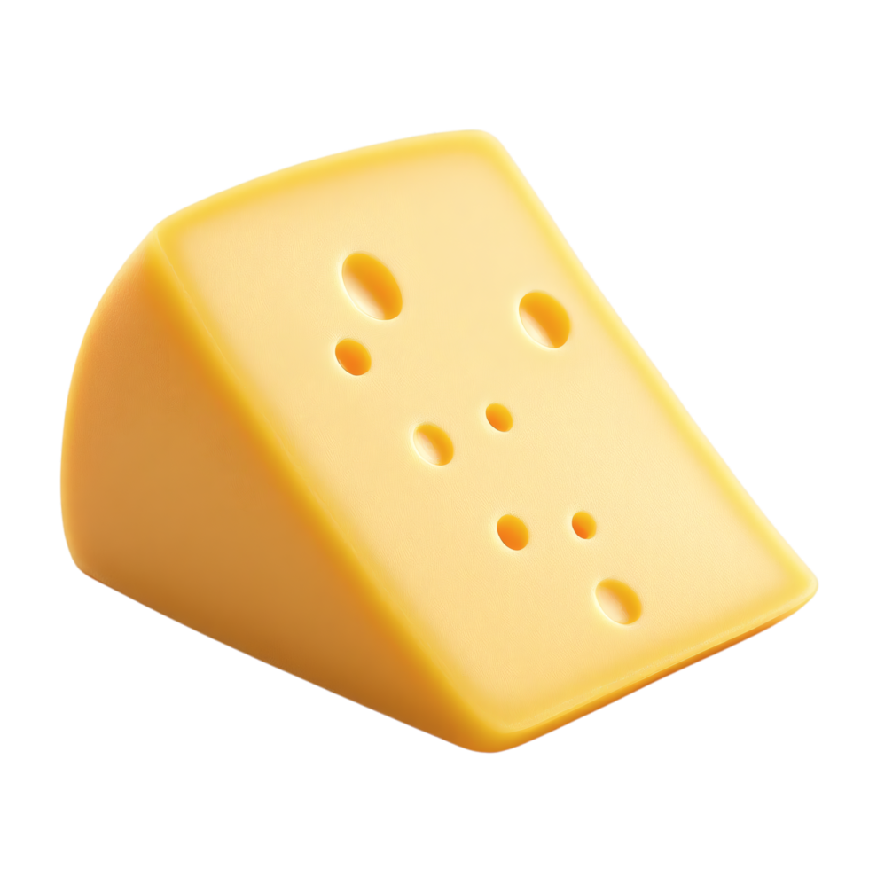 A wedge of swiss cheese png