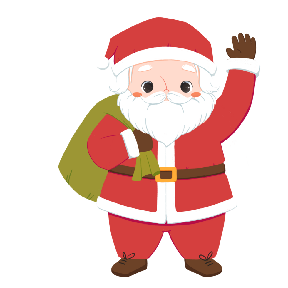 Santa Brings Sack png