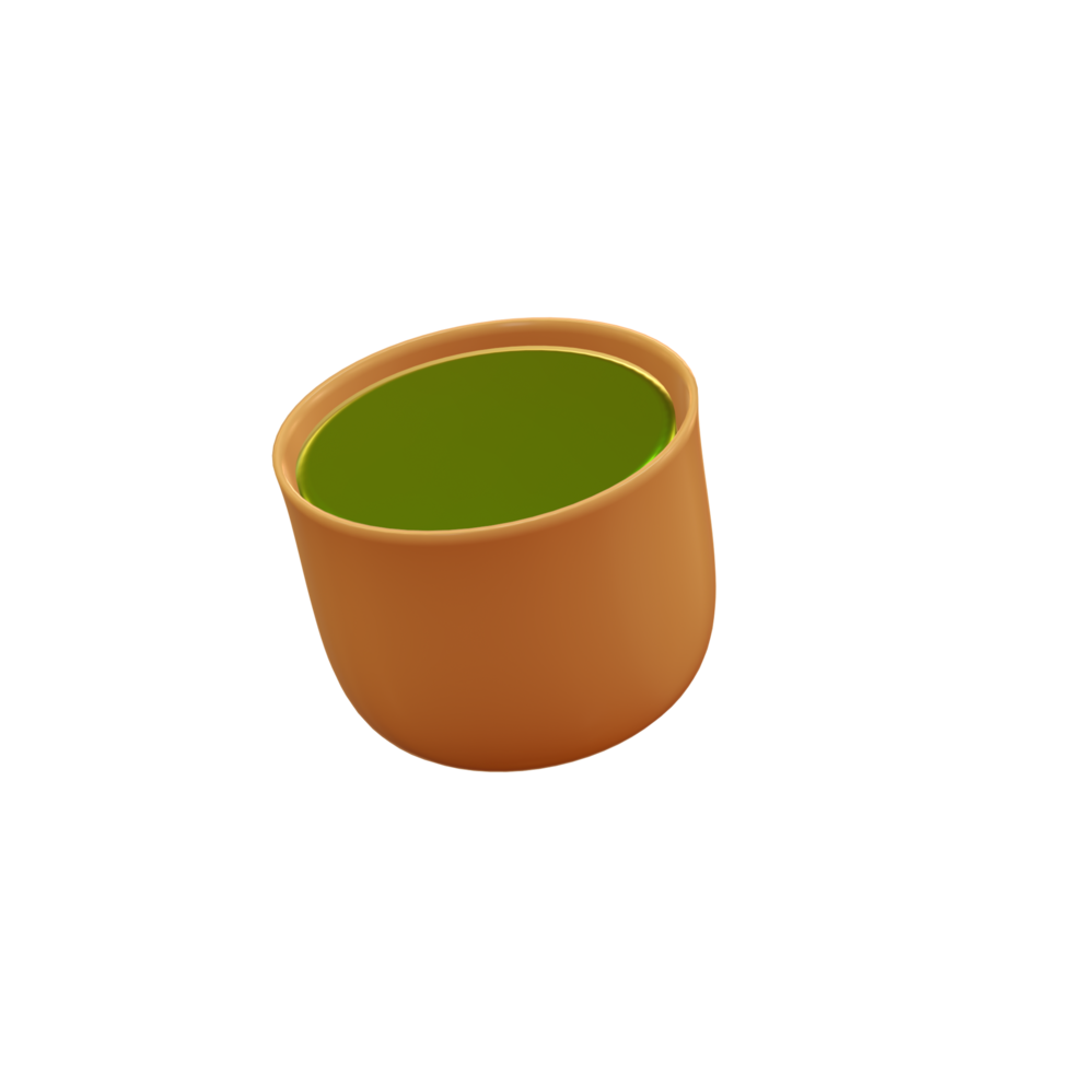 3D Icon of Mug a Green Tea png