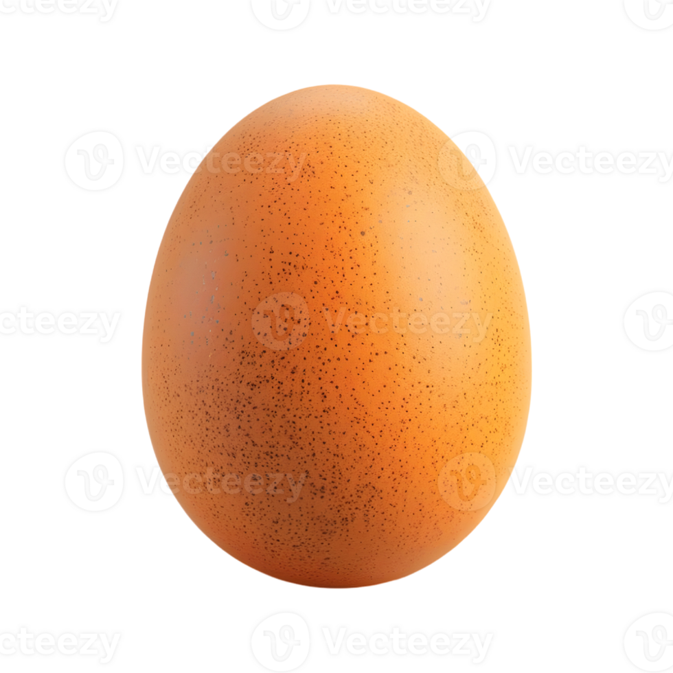 An orange egg on a transparent background png