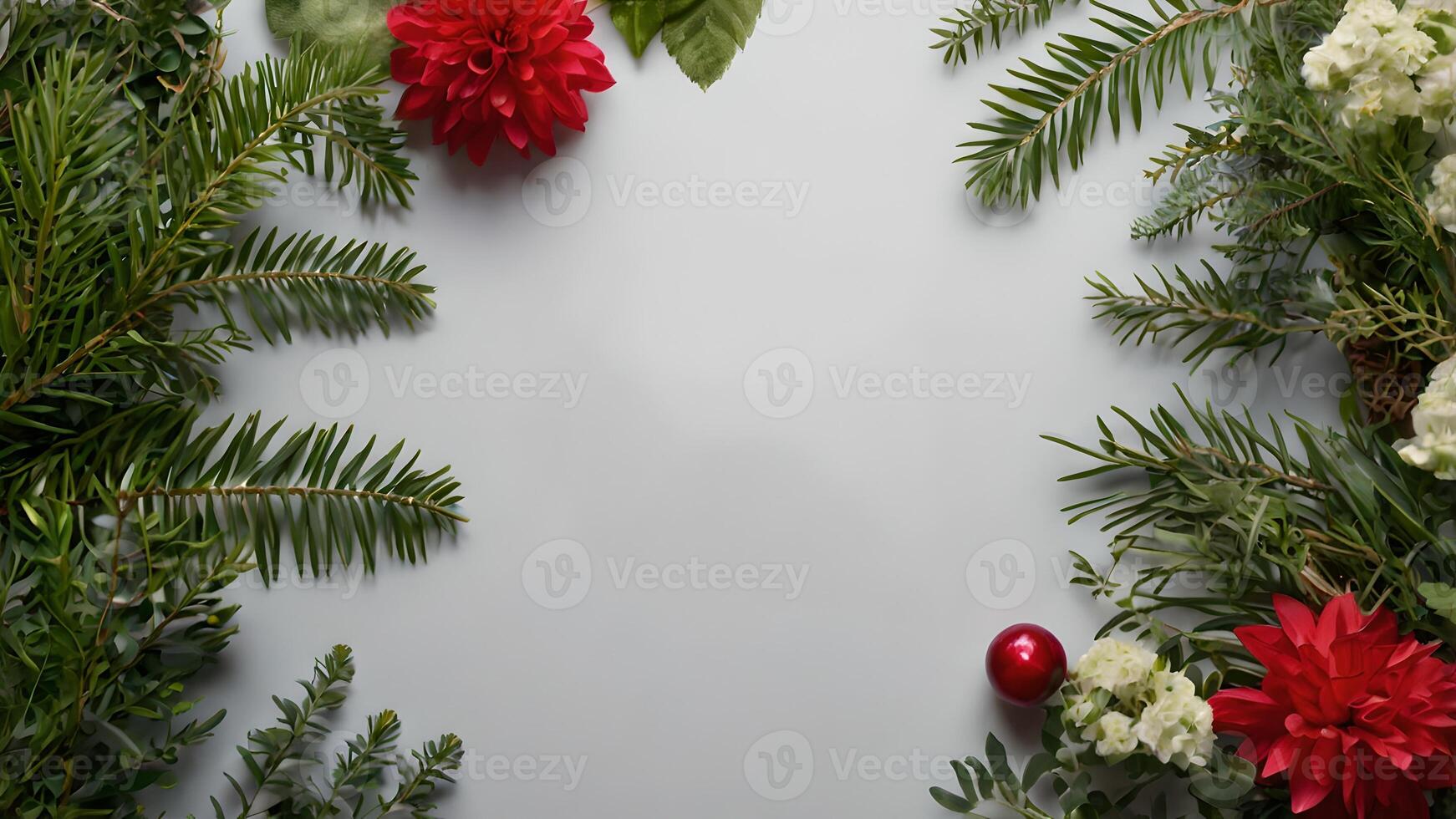 Eco Friendly Happy New Year Botanical Greeting Card photo