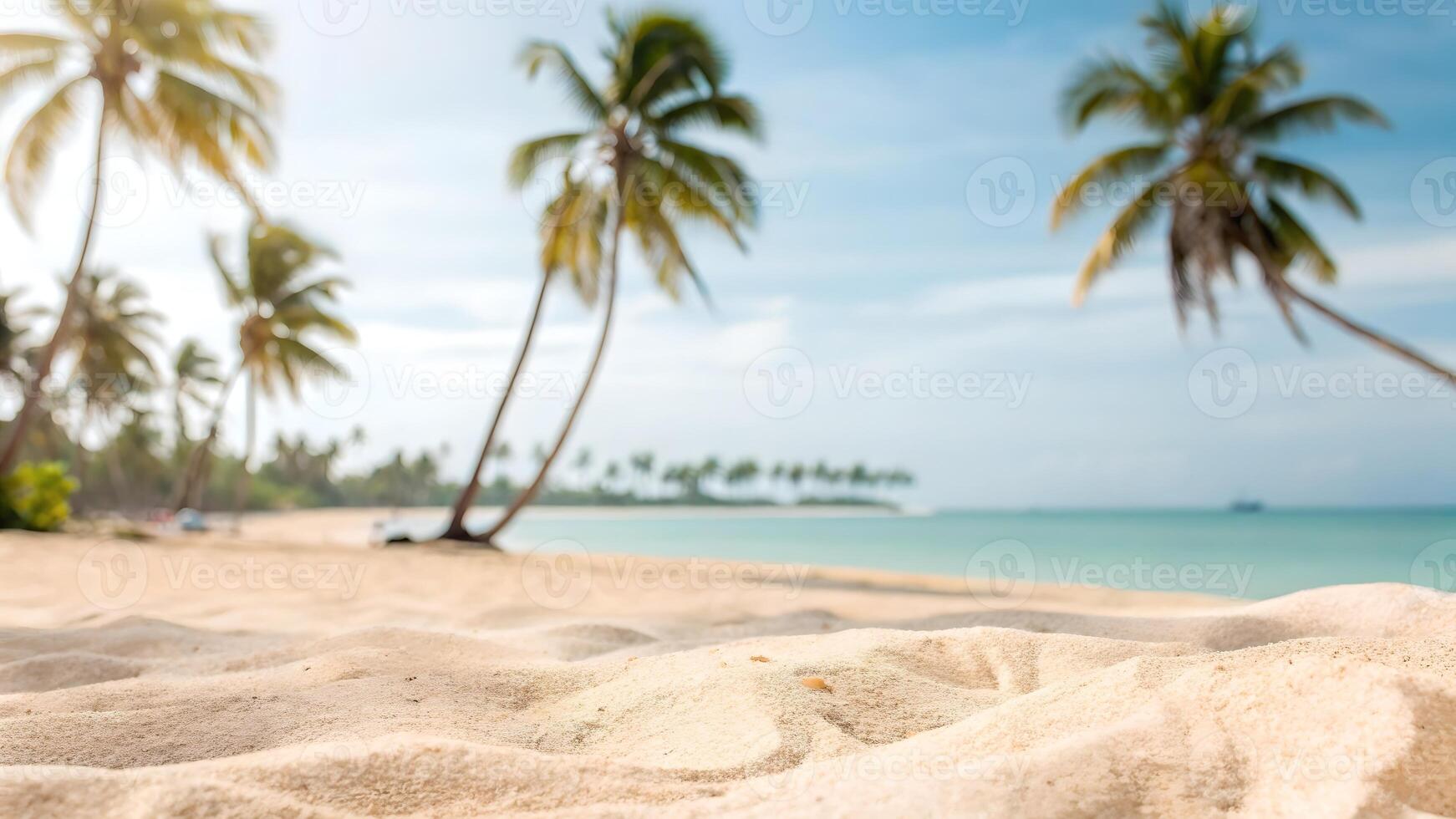 Tropical Beach Paradise Sand Close Up Summer Vacation photo