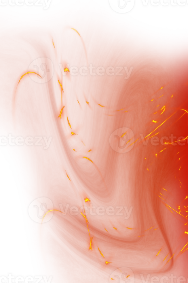 A red and orange abstract image with a woman's face png