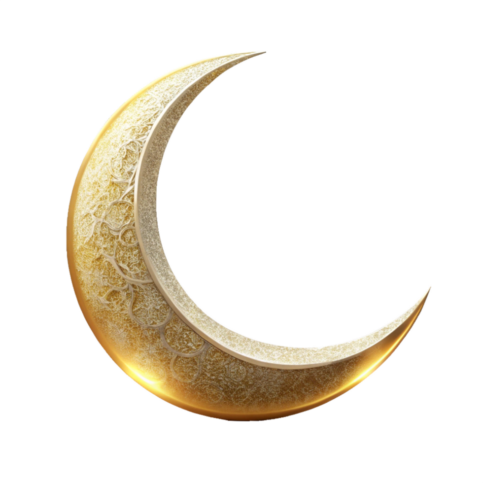 3d moon is isolated on transparent background png