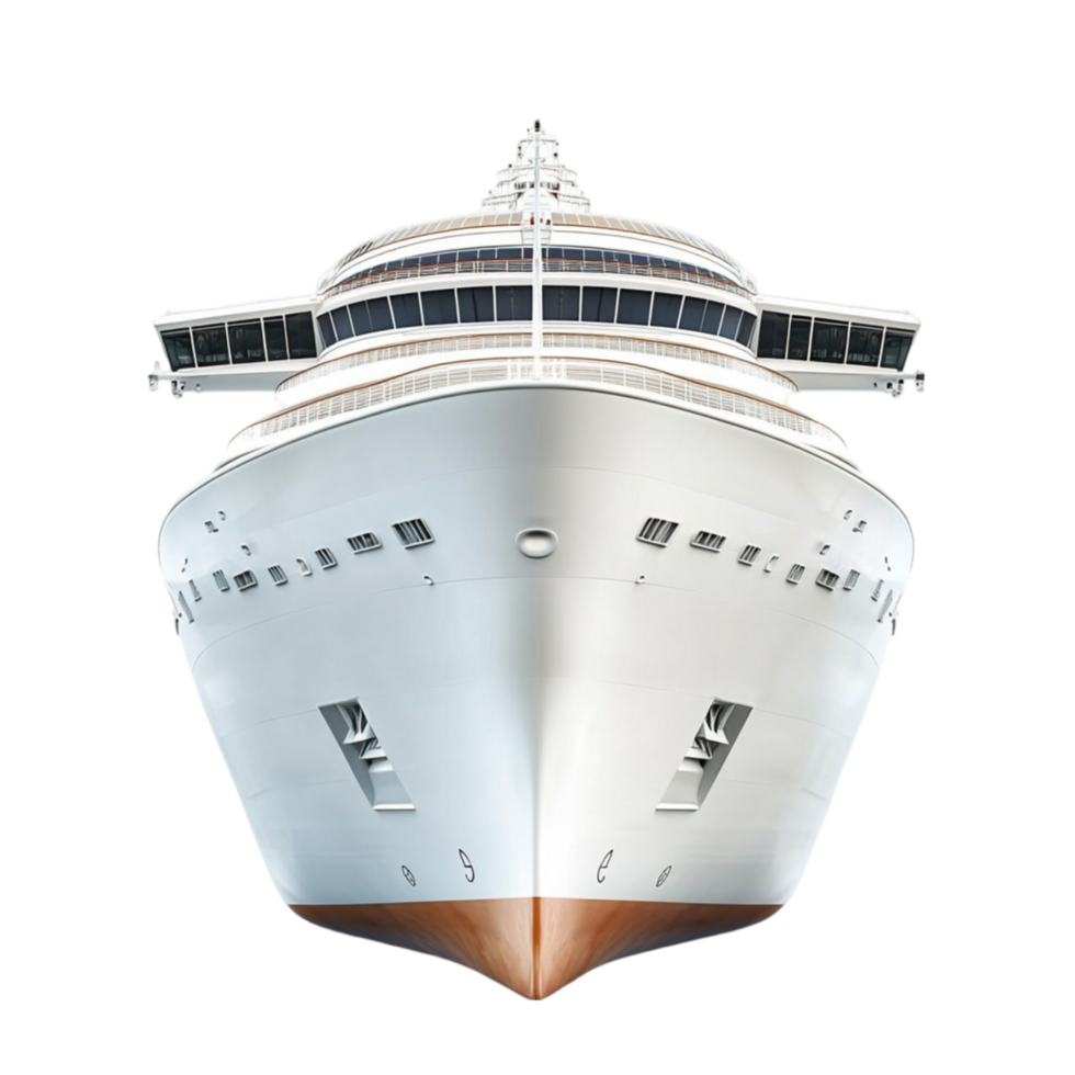 Luxury Cruise Ship Isolated on Transparent Background png