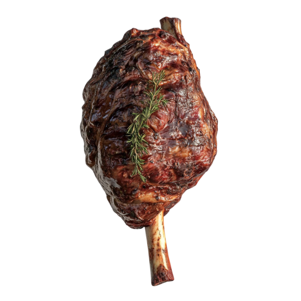 Raw Meat Slice Displayed on a Transparent Background png
