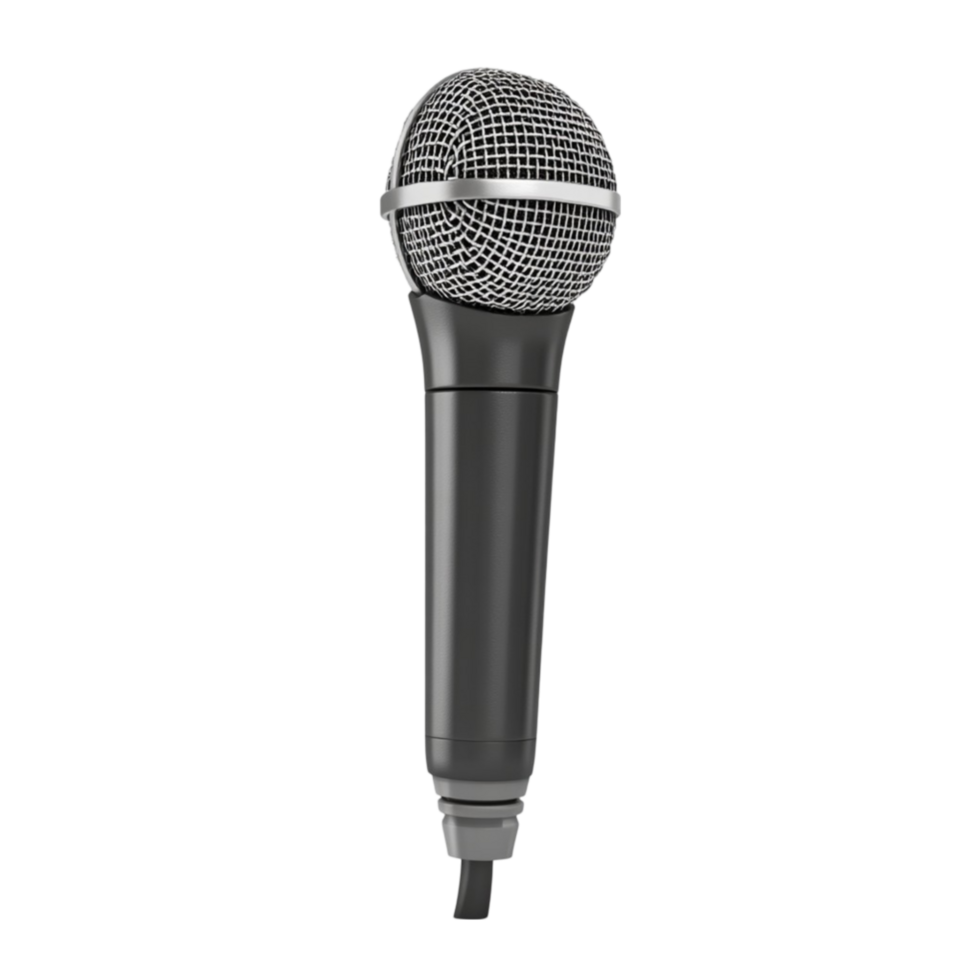 A microphone on Transparent background png