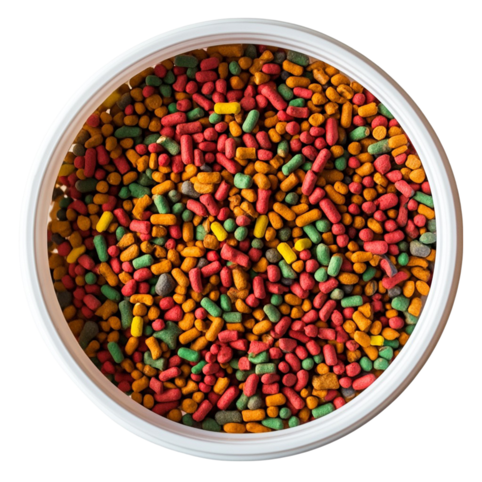 Colorful Candy Bucket on Transparent Background png